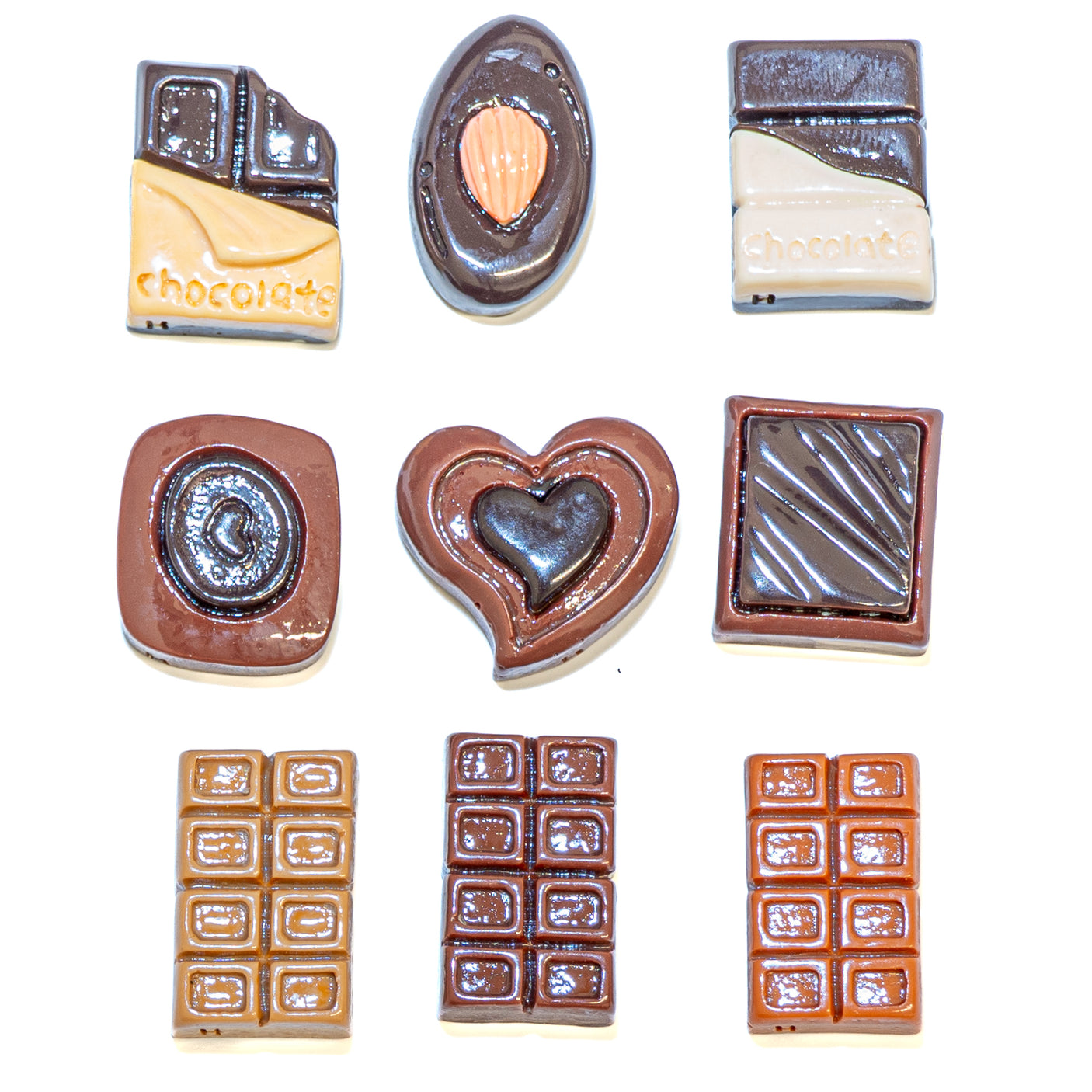 Chocolate Treats Resin Craft Embellishments