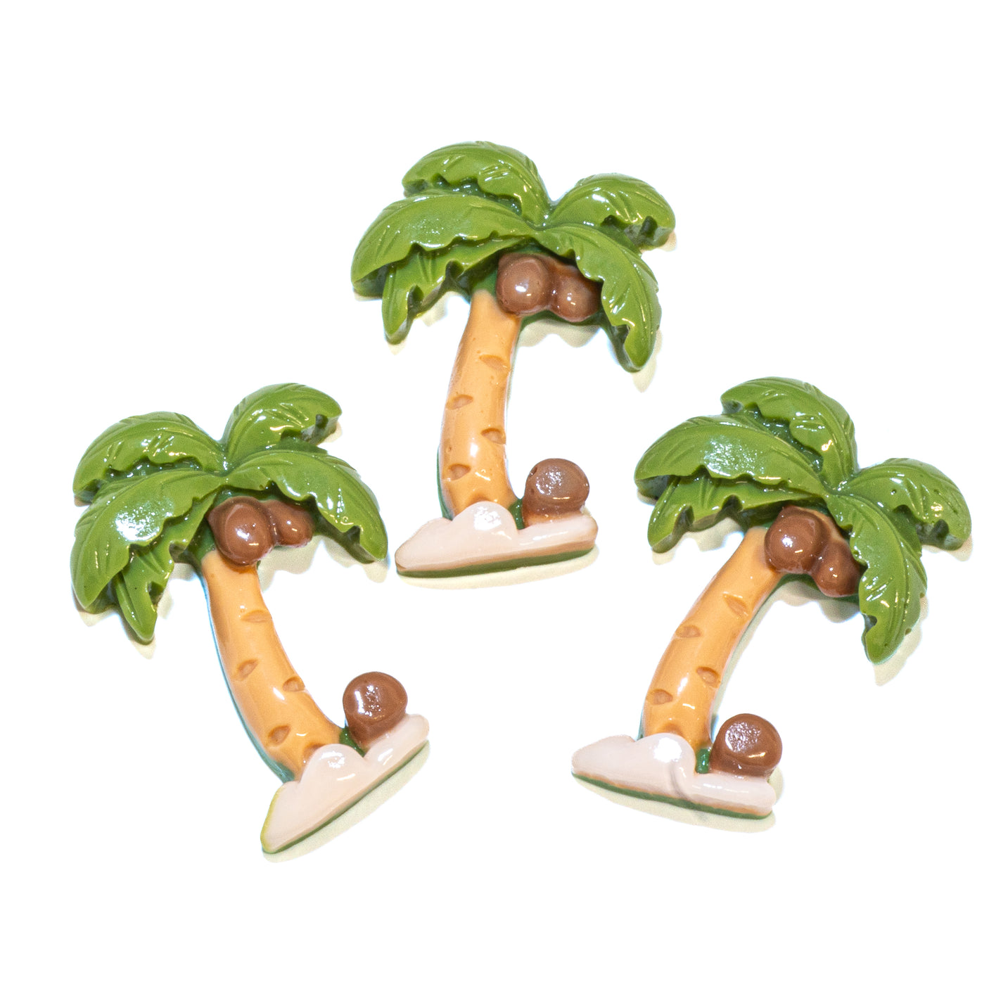 Coconut Palm Tree Resin Craft Embellishment