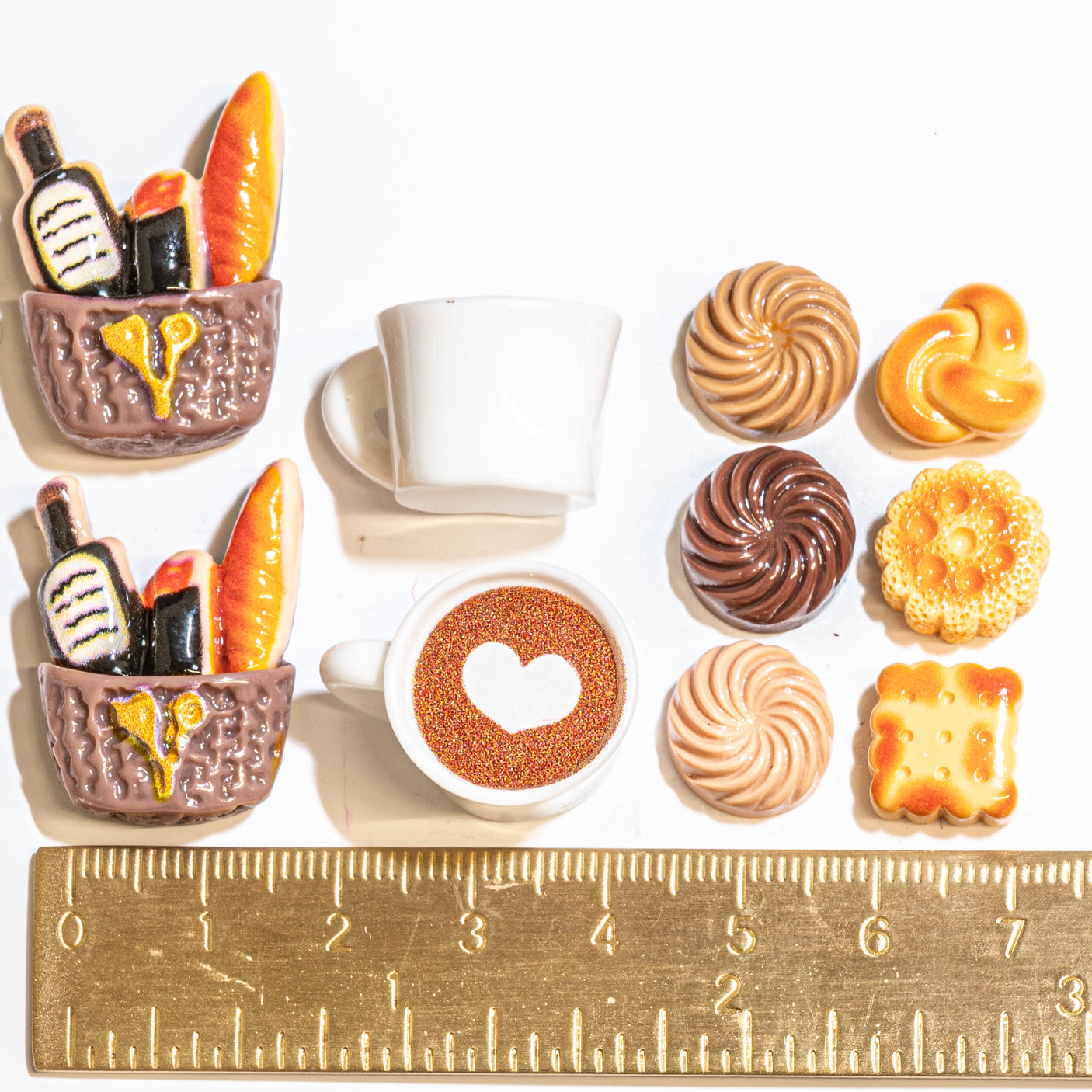 At The Cafe Assorted Resin Craft Embellishments
