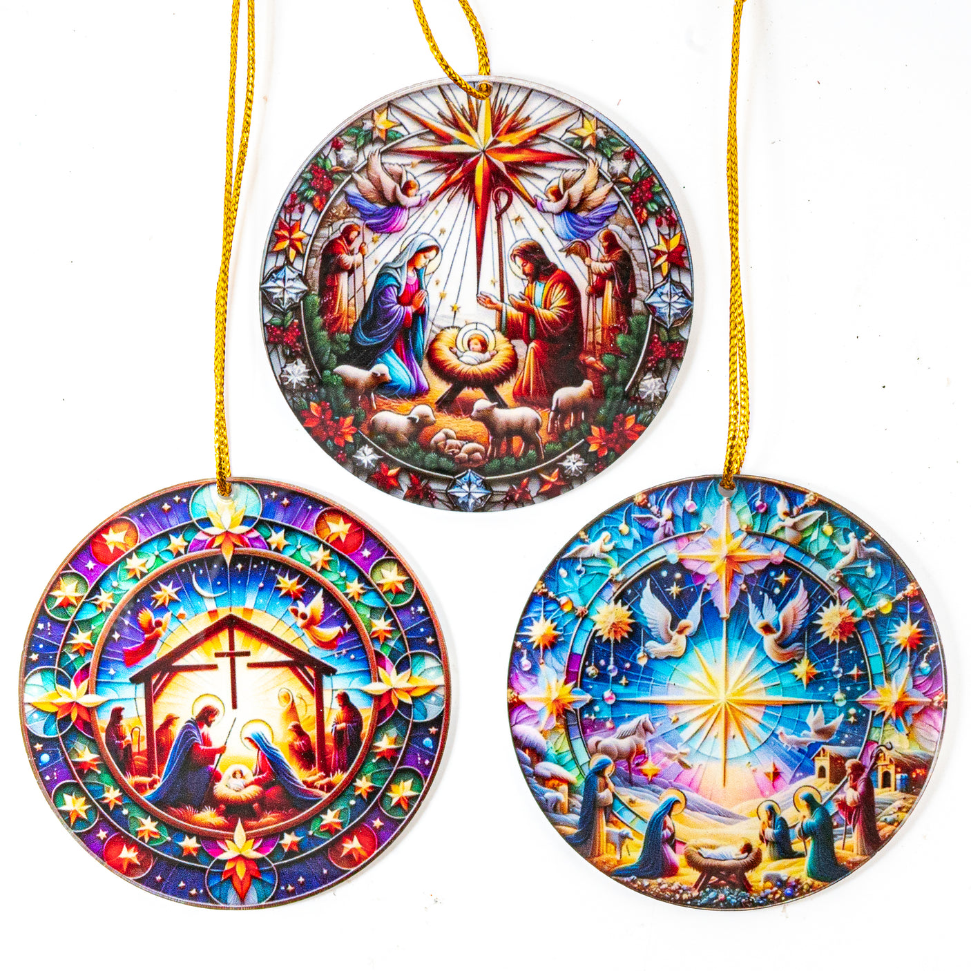 Nativity Acrylic Hanging Pendants