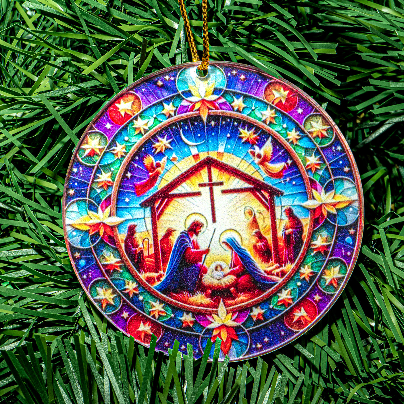 Nativity Acrylic Hanging Pendants