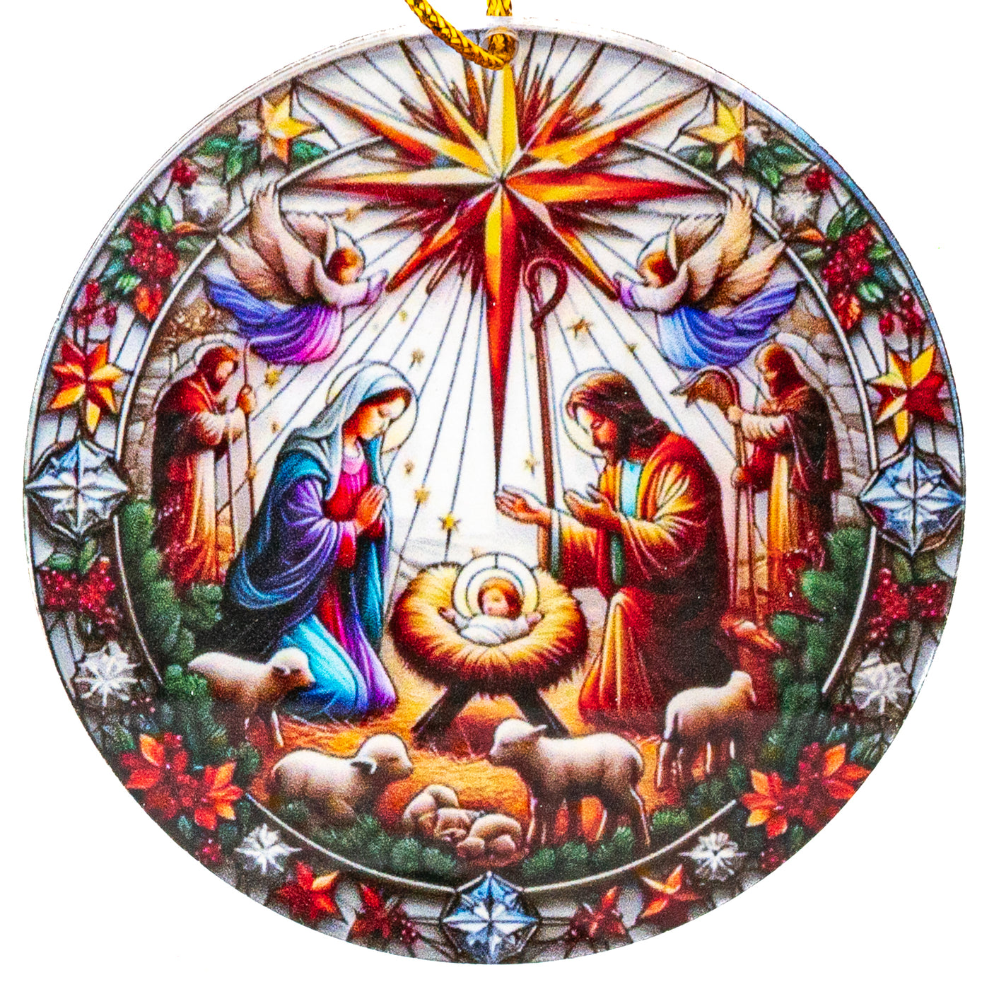 Nativity Acrylic Hanging Pendants