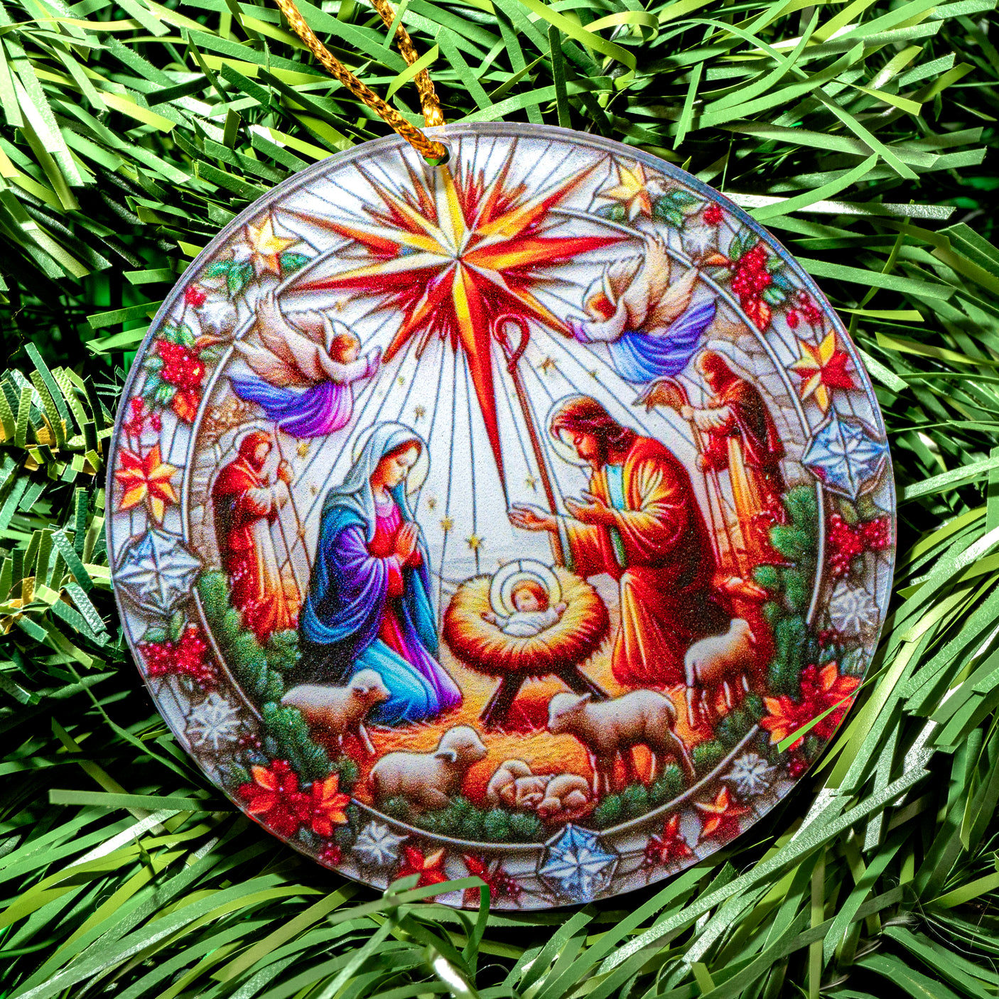 Nativity Acrylic Hanging Pendants