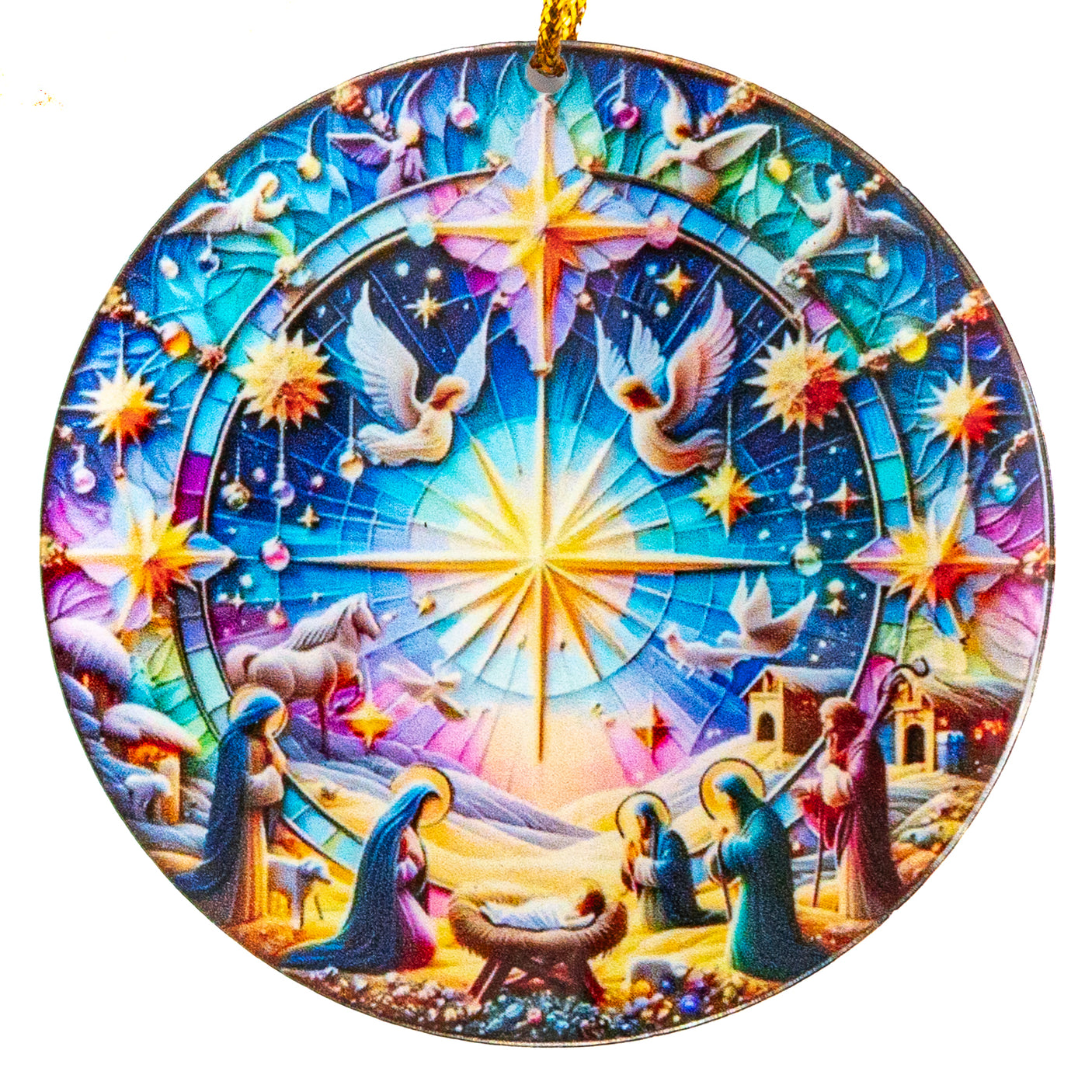 Nativity Acrylic Hanging Pendants