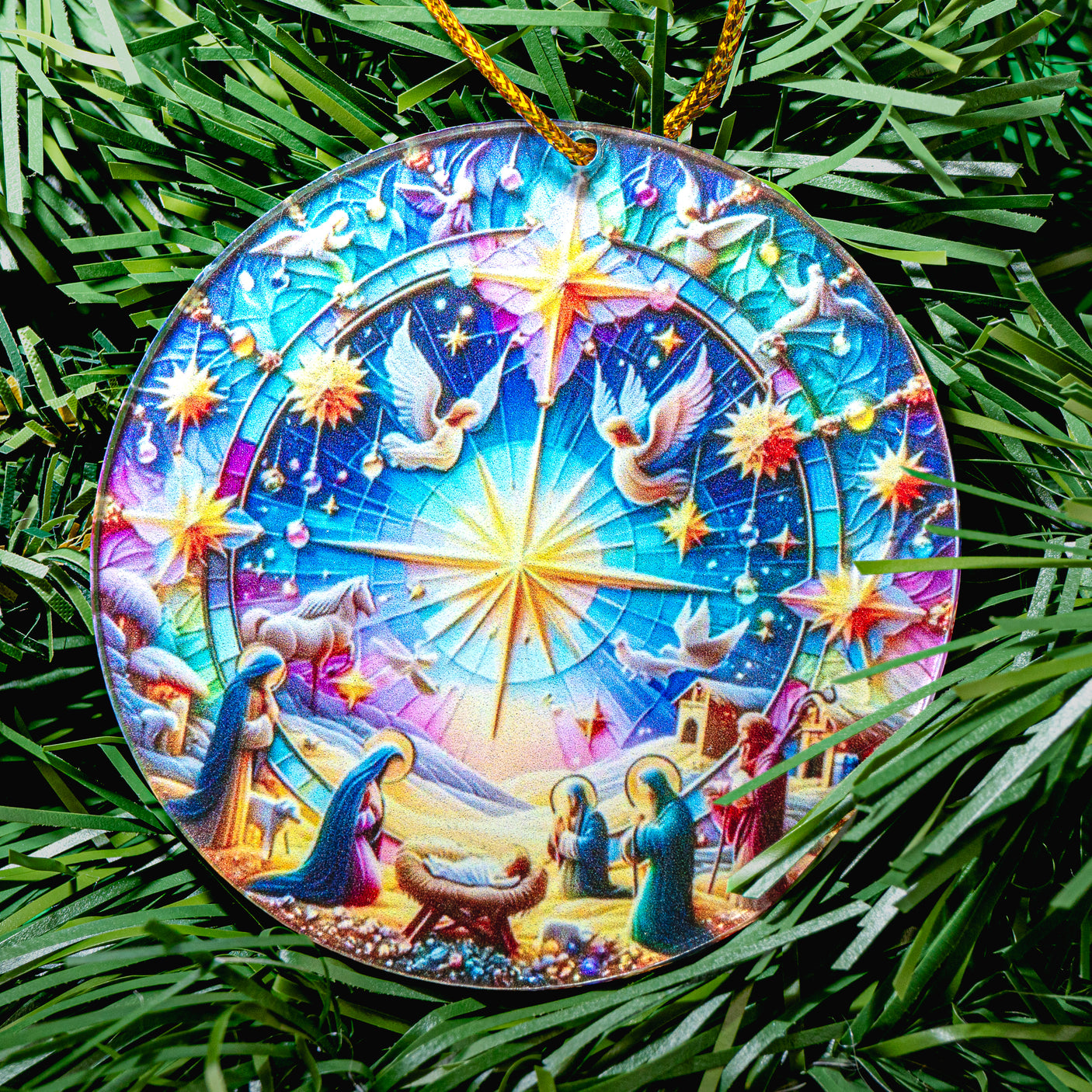 Nativity Acrylic Hanging Pendants