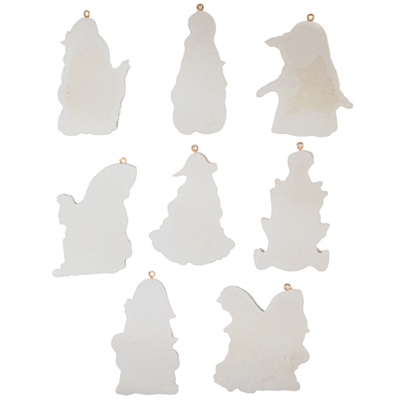 Jolly Santa Gnome Resin Christmas Ornaments