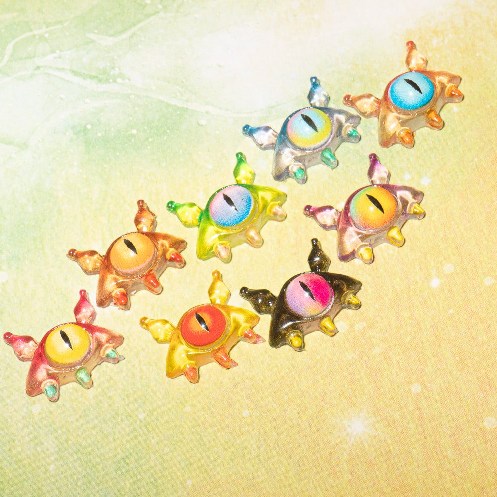 Space Invaders Alien Resin Embellishments