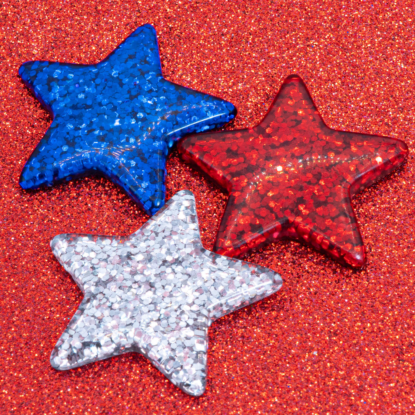 Born to Sparkle Red White Blue Glitter Embellishments