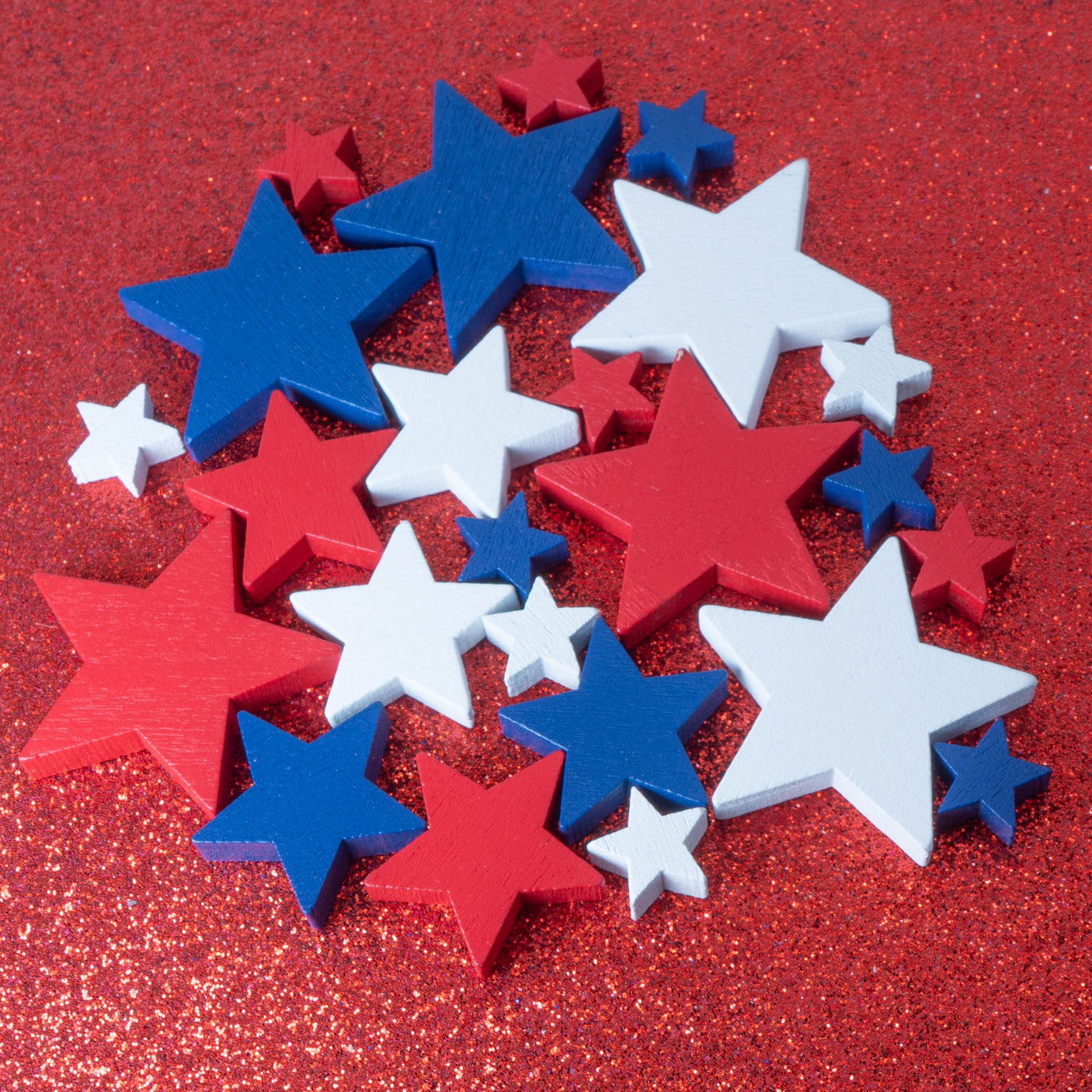 Red, White and Blue Stars