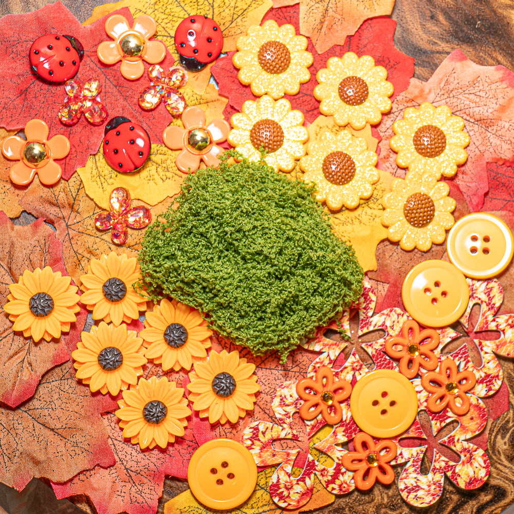 Autumn Harvest Wreath Craft Kit 50+ Pieces
