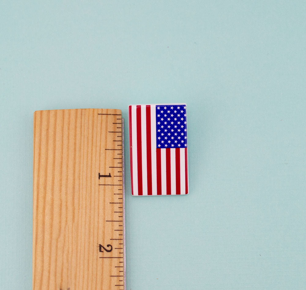 American Flags Craft Buttons