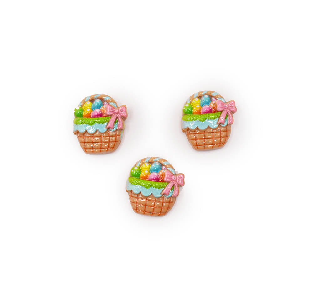 Resin easter basket embellishments