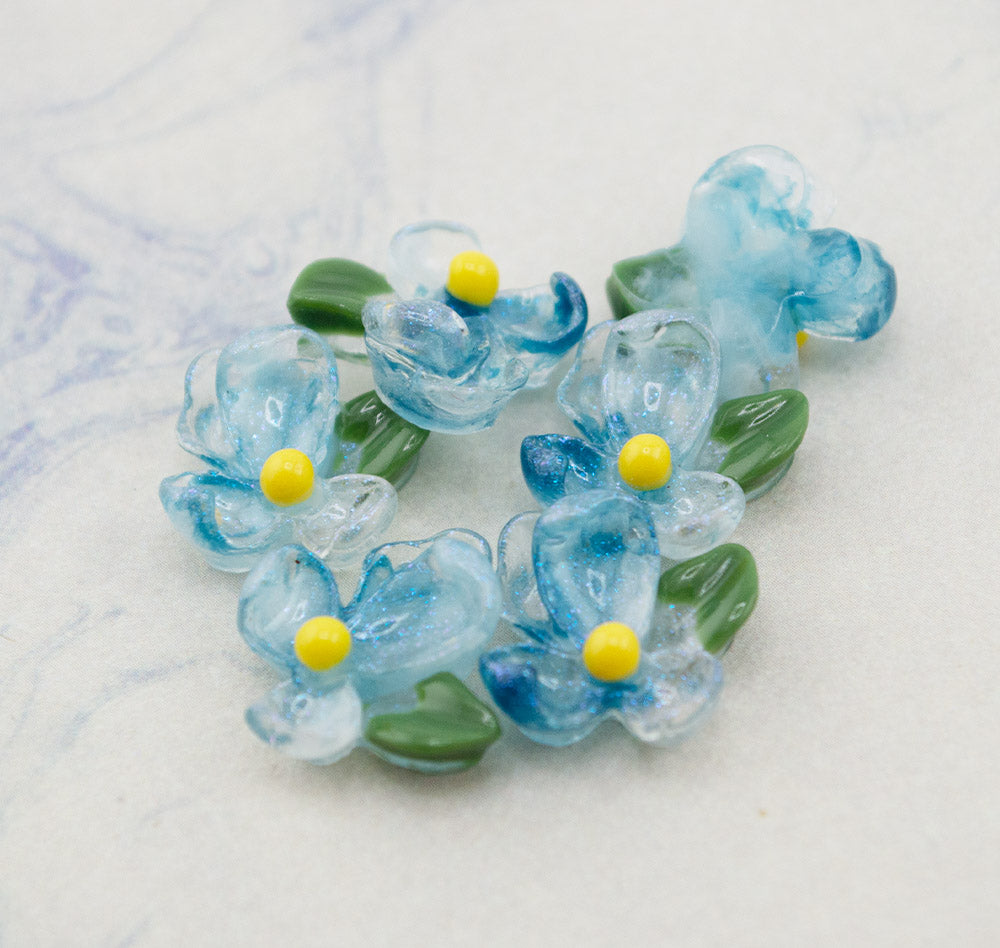 Bluebell Bloom Resin Flowers