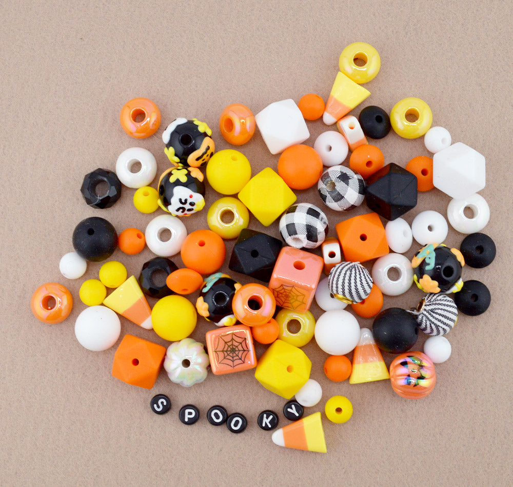 Candy Corn Cutie Beadable Pen & Keychain Kit