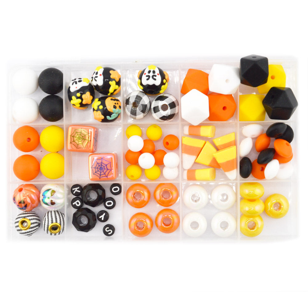 Candy Corn Cutie Beadable Pen & Keychain Kit