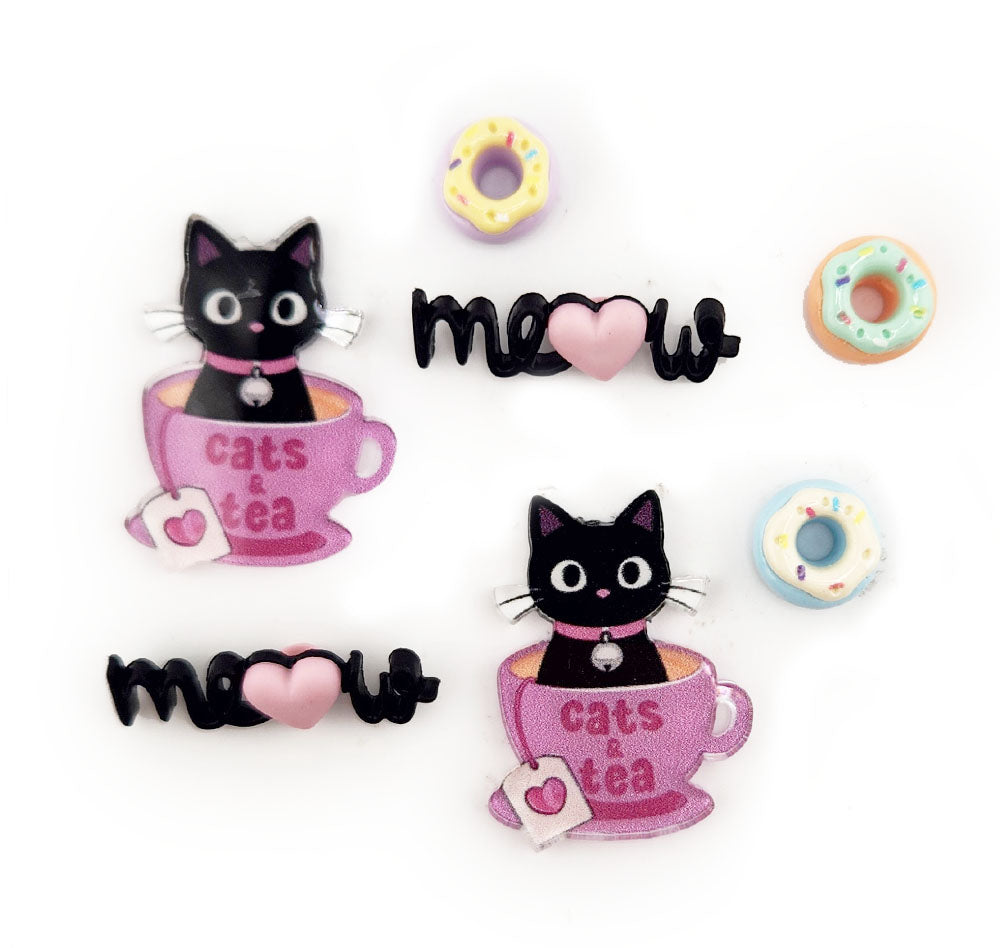 Black Cat and Tea Craft Assortment