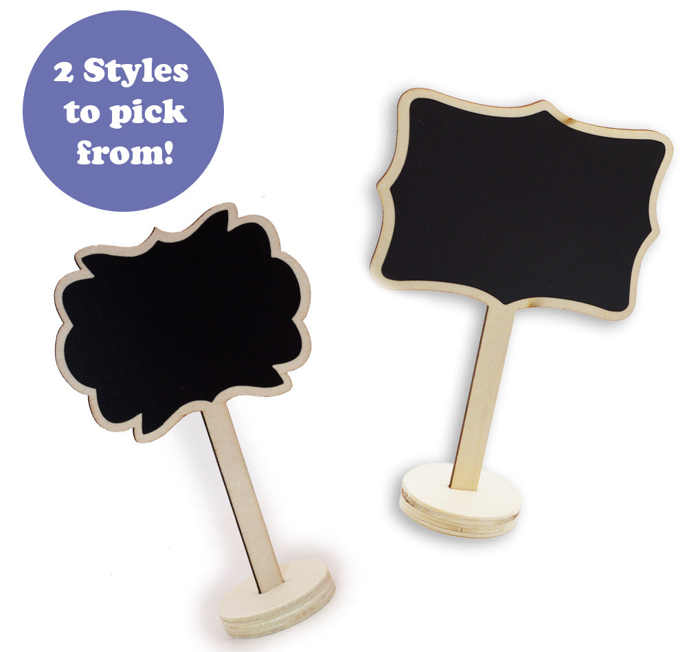 Wood Sign with Chalkboard