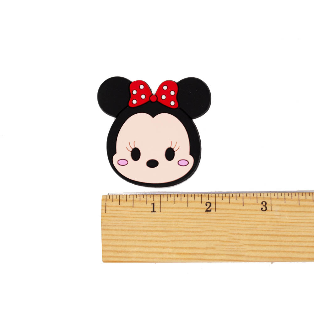 Chibi Minnie Style Soft Rubber Head Embellishments