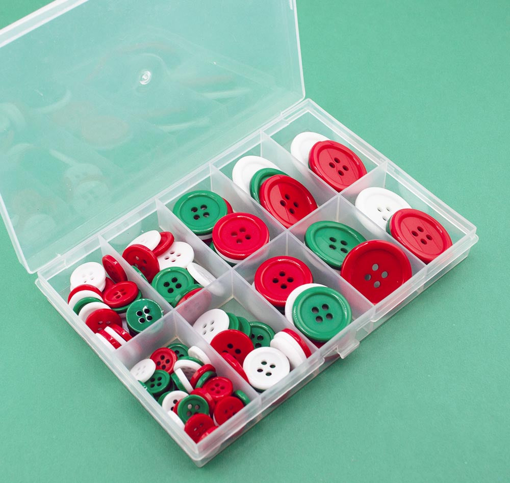 Christmas Button Frame DIY Assortment