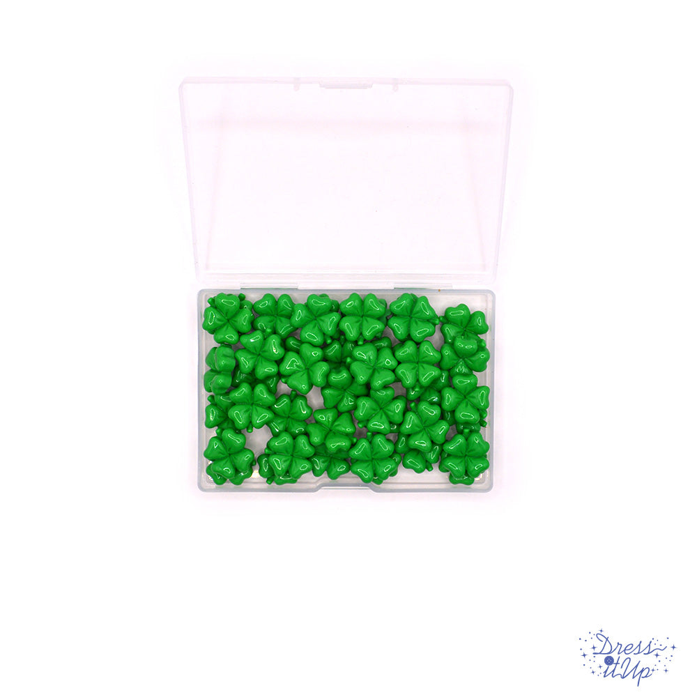 flat back chunky four-leaf clovers for crafting