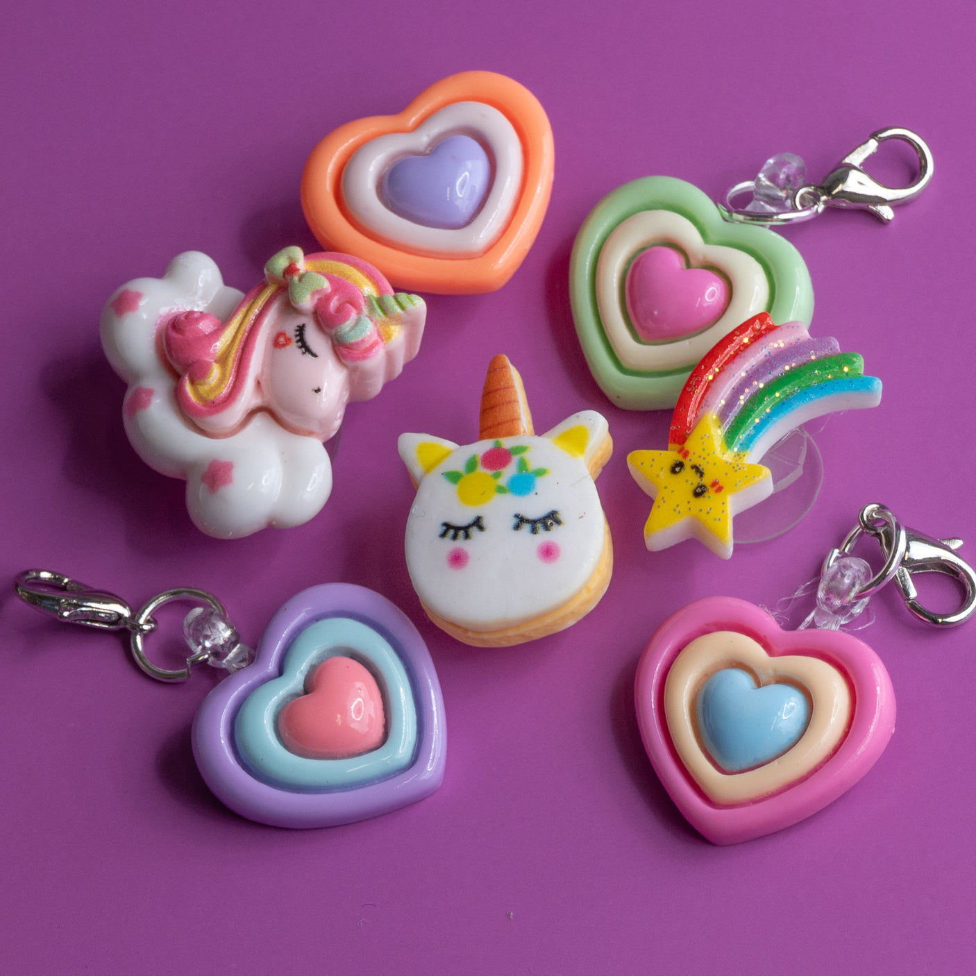 Shoe Charmz Set in Love A Unicorn