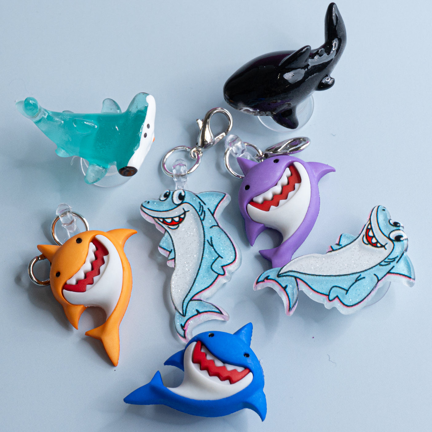 Shoe Charmz Set in Shark Bait