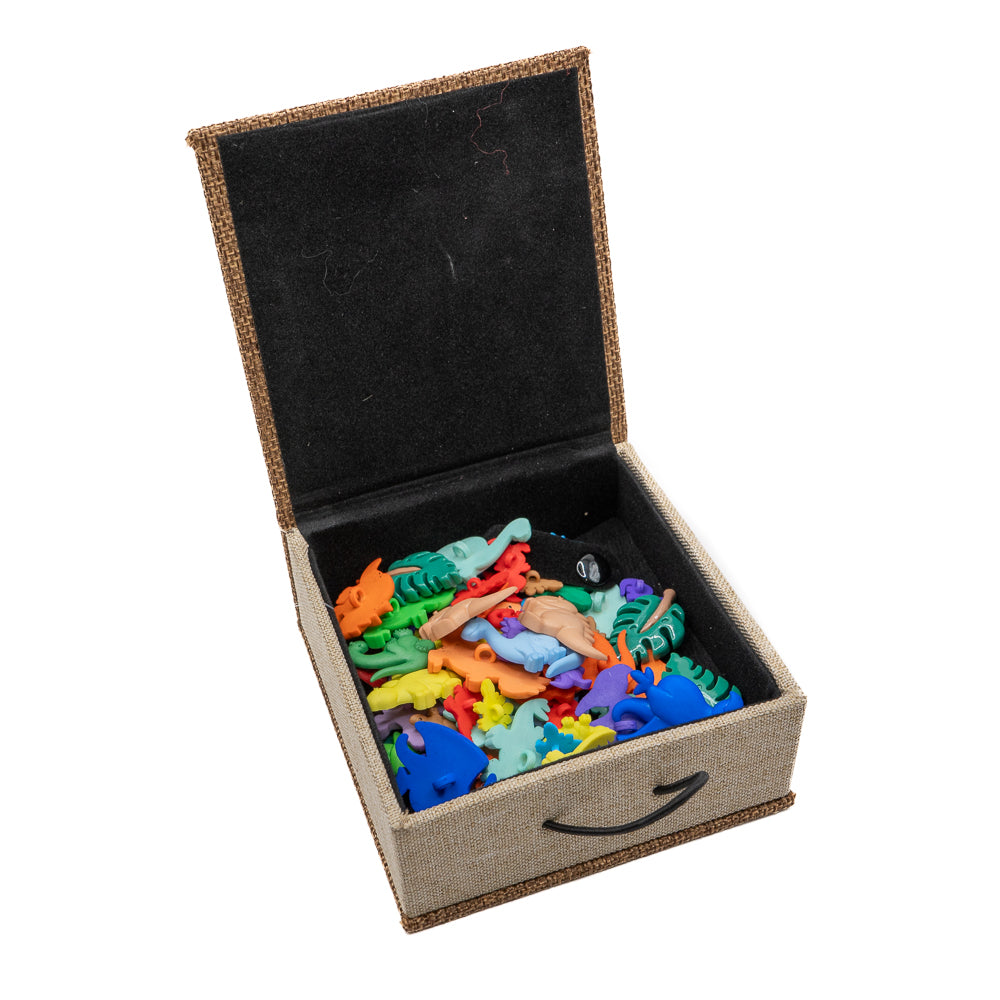 bulk assortment of dinosaur themed craft buttons