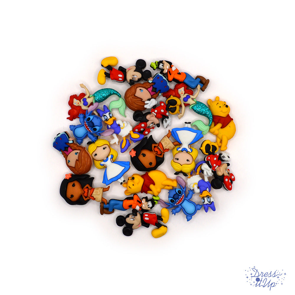 disney themed craft embellishments variety pack