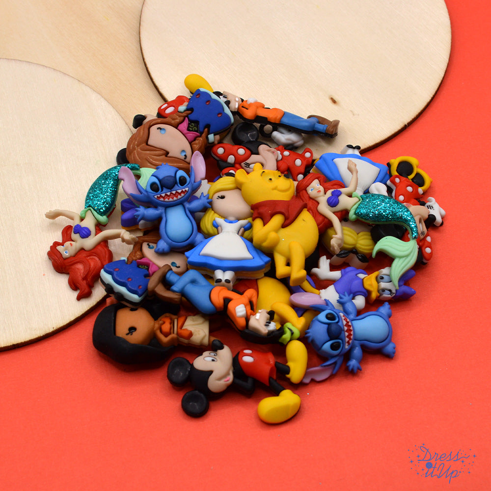 disney themed craft embellishments variety pack