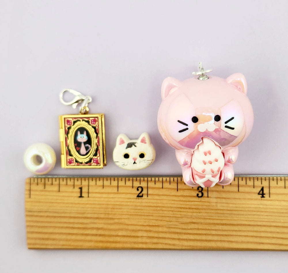 DIY Charm Kit in Pink Cat