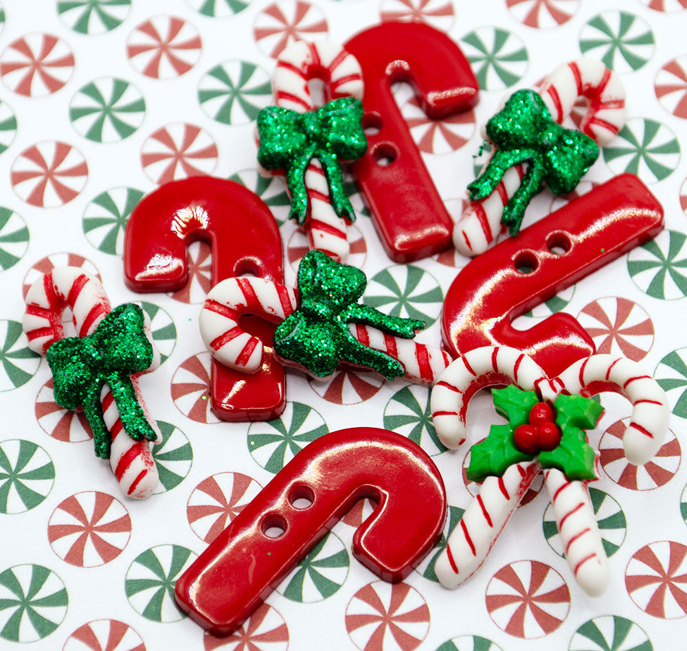 caramelo rayado navidad