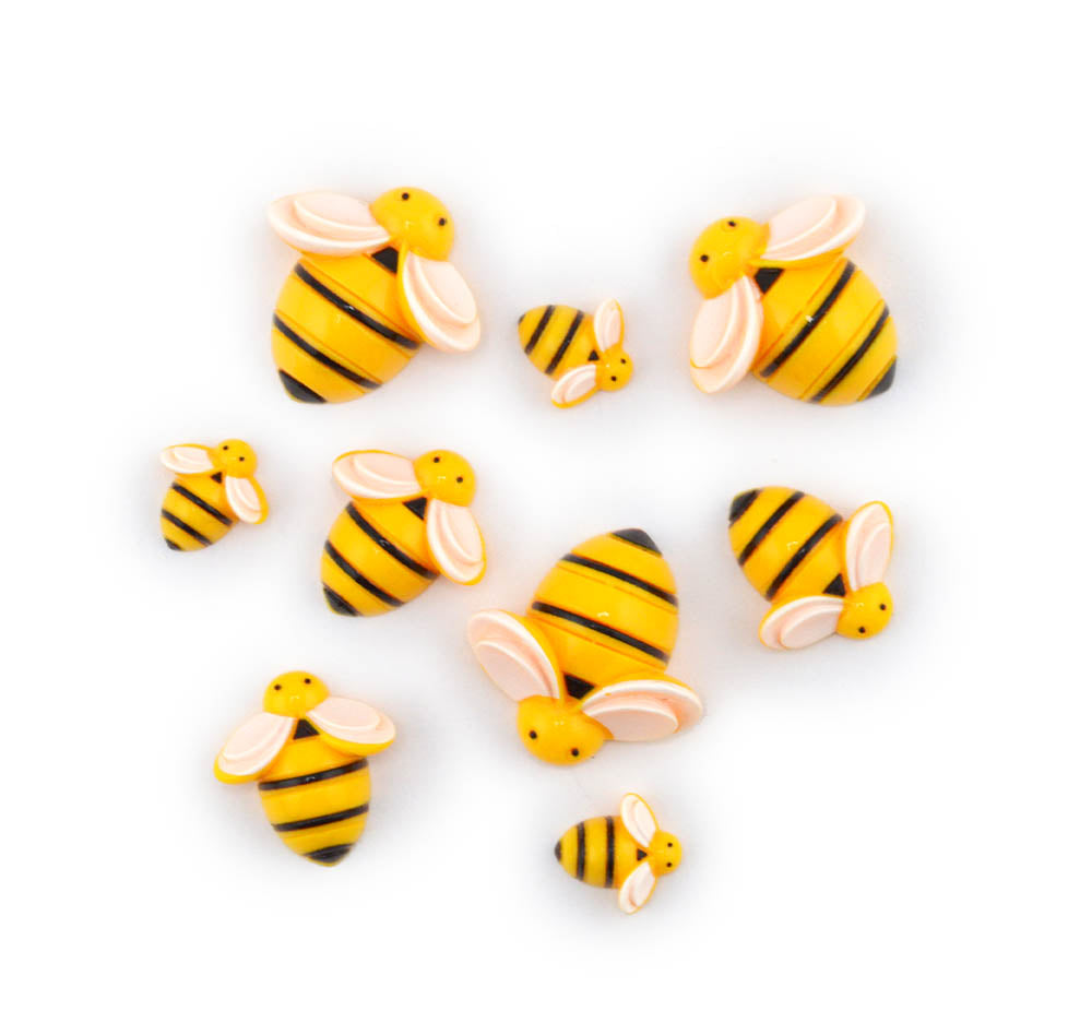 Bumble Bees Resin Craft Embellishments