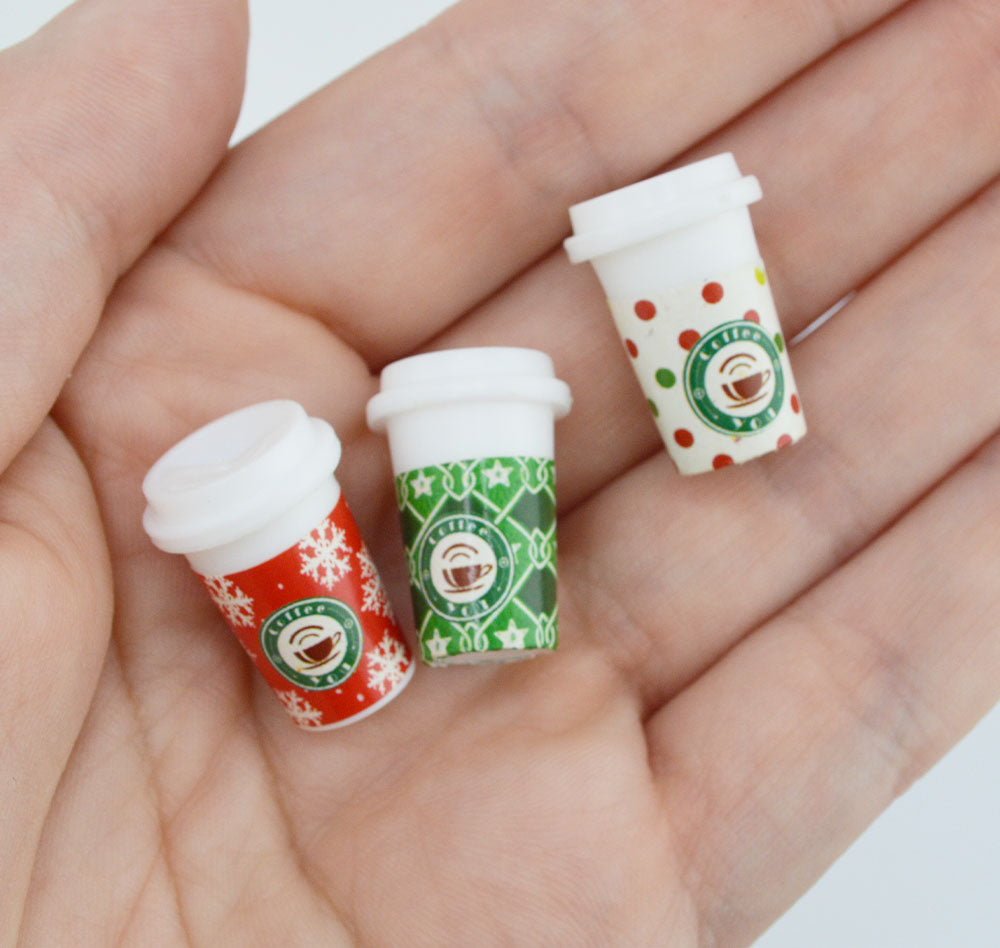 Christmas Coffee Cup 3D Craft Embellishments