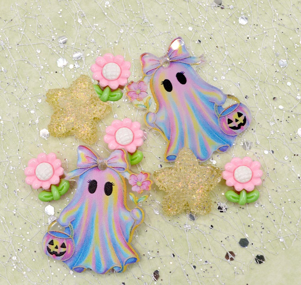 Halloween Sweet Treats Flat Resin Embellishments