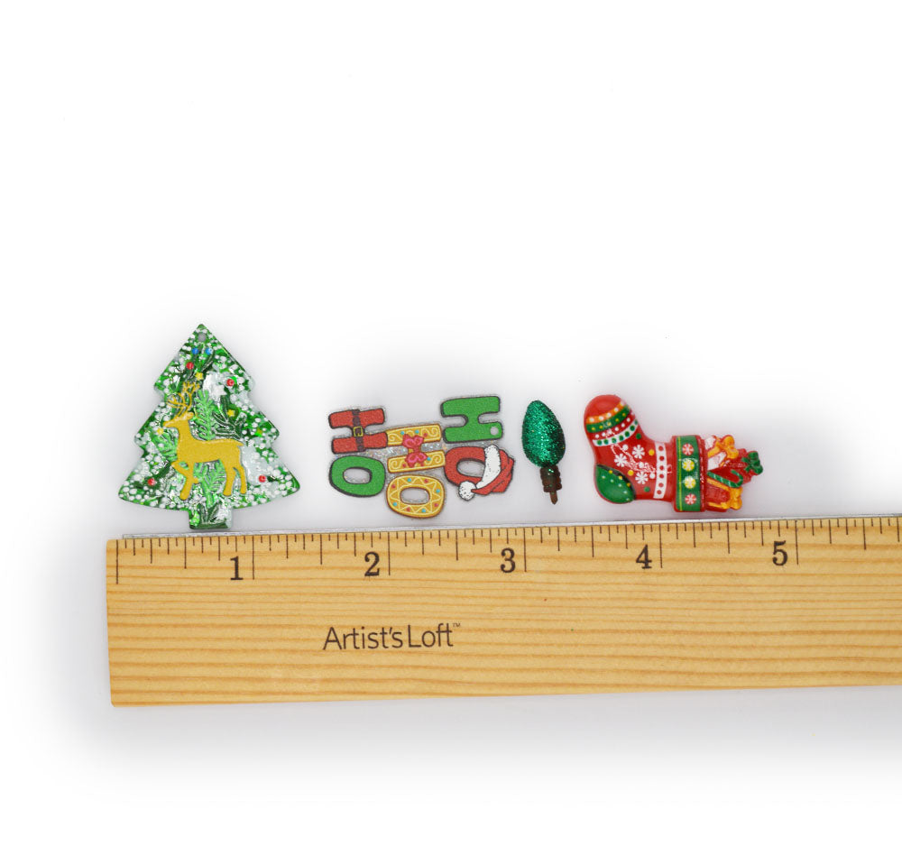 Merry & Bright Christmas Craft Embellishments
