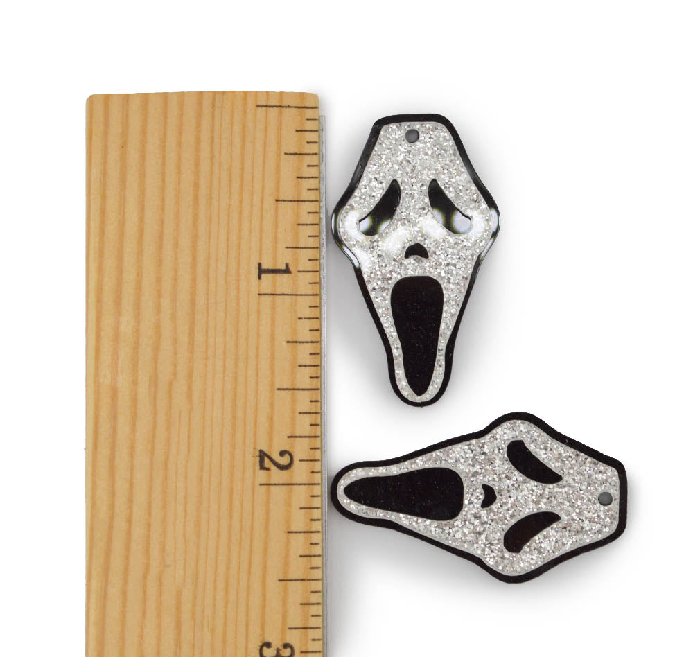 Scream Face Resin Craft Embellishments