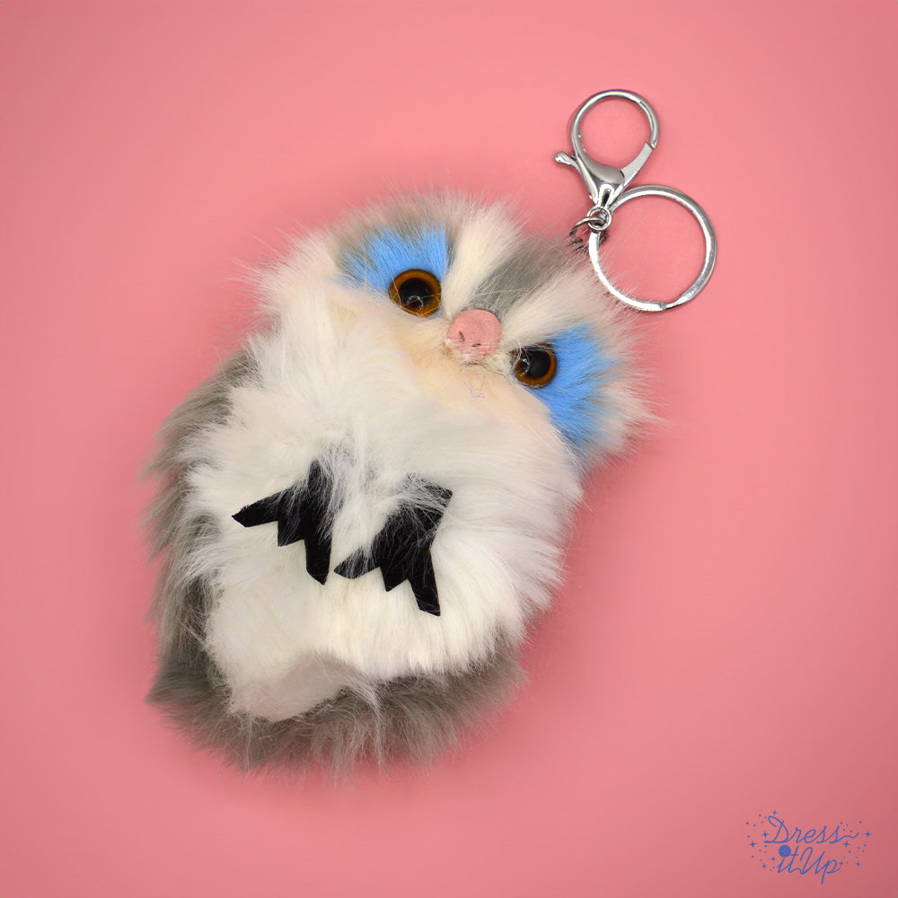 Add a fluffy owl to backpacks and keychain projects