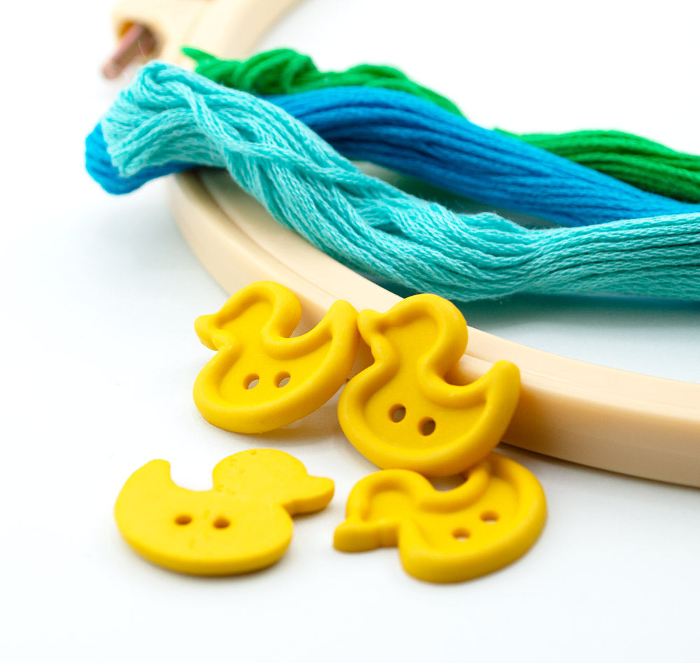 Sew Cute Rubber Duckies 2-Hole Buttons