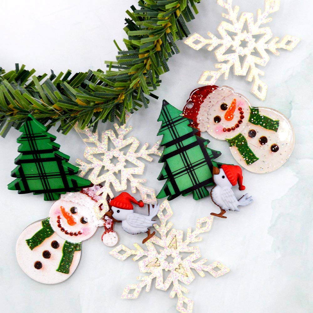 Snowy Woodland Cheer Embellishment Pack