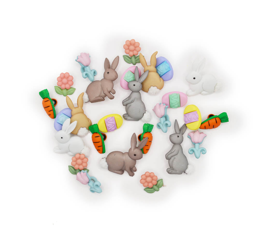 easter-themed buttons for DIY crafting projects