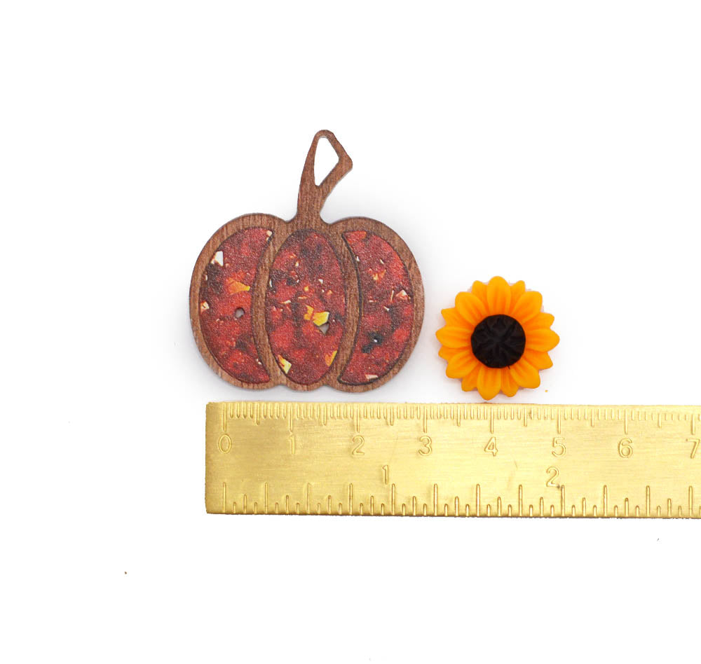 Sunflower & Pumpkin Harvest Craft Embellishment Pack