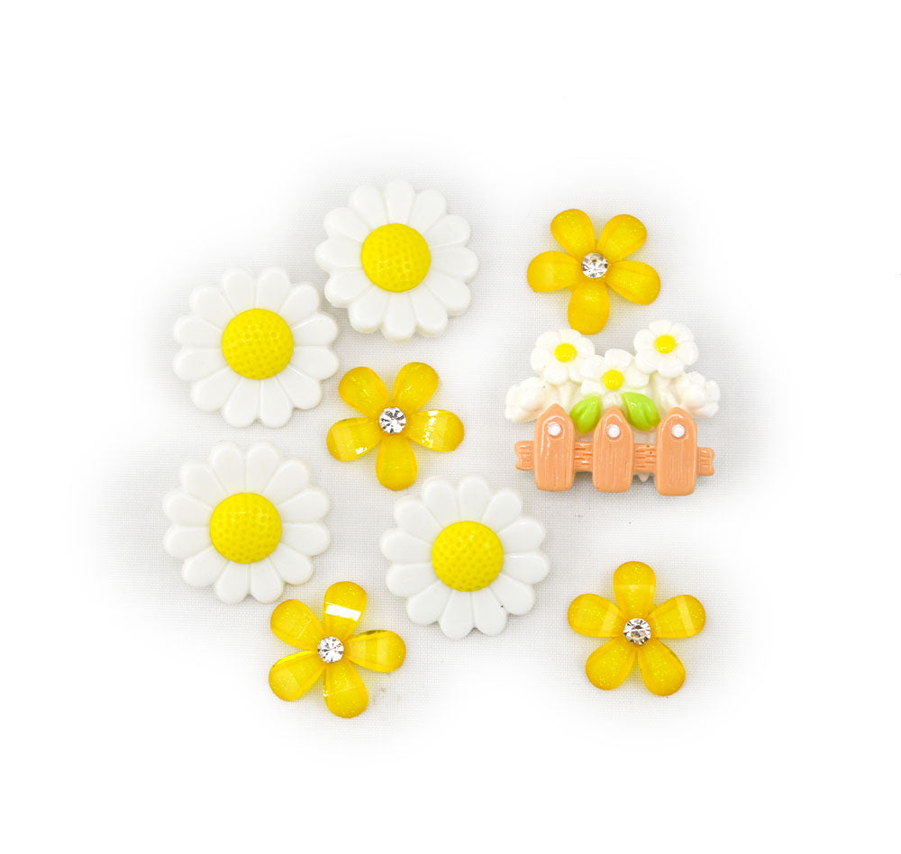 Daisy Garden Embellishment Pack