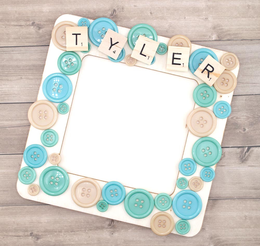 Boardwalk Button Frame DIY Assortment