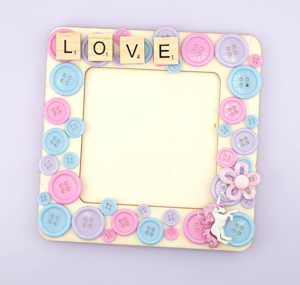 Princess Button Frame DIY Assortment