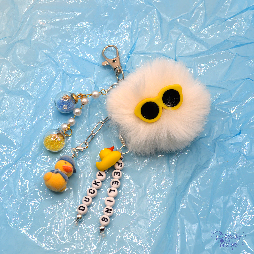 Keychain project featured Fuzzy Duck Charm