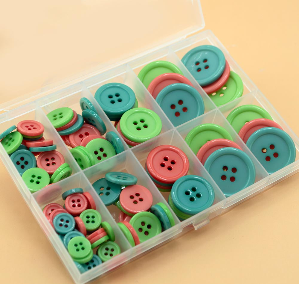 Groovy Guava Button Frame DIY Assortment
