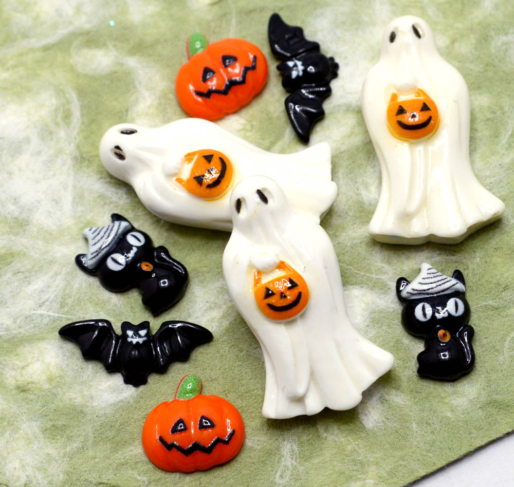 Halloween Characters Resin Craft Embellishments