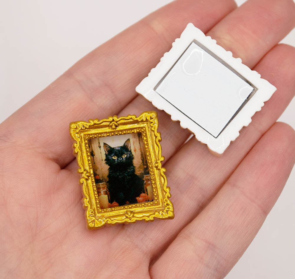 Mini Halloween Resin Framed Artwork – Set of 4
