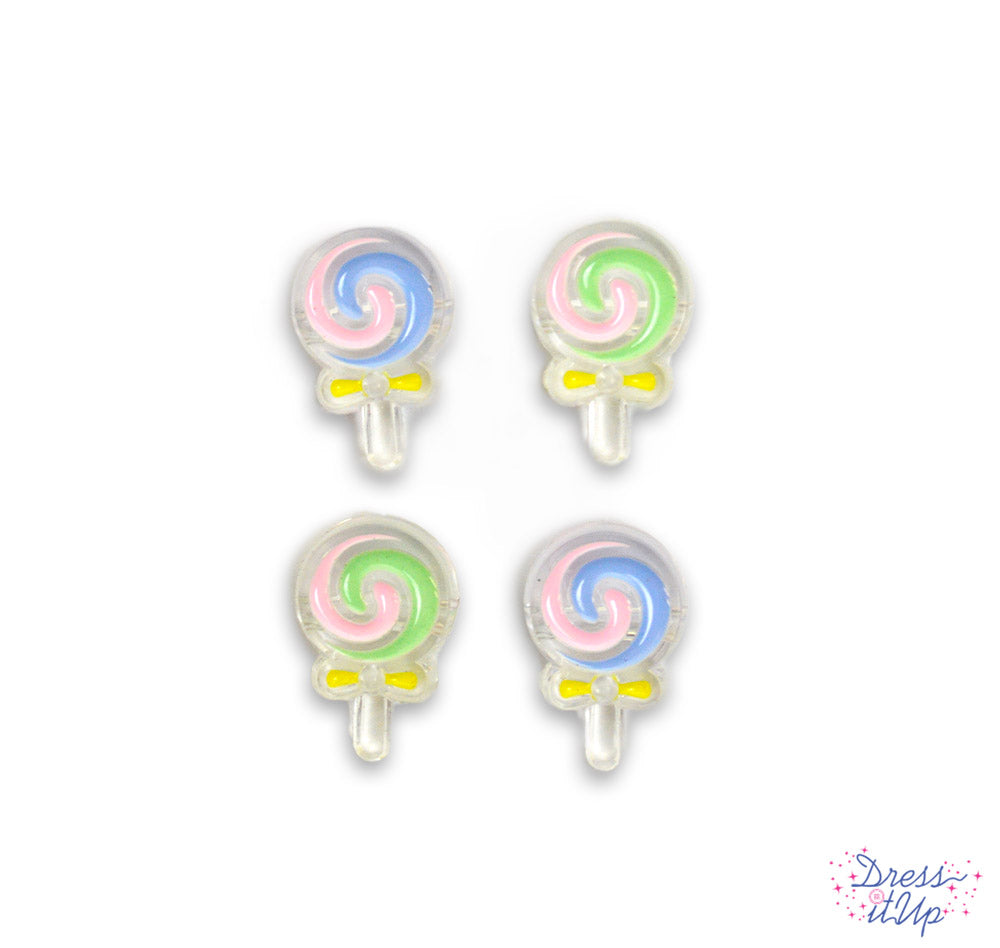 Pastel resin lollypops add a sweet touch to crafts