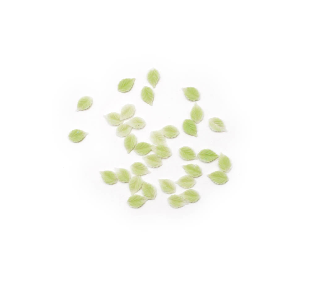 tiny leaf resin craft embellishments for diy paper or wood crafting